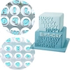 26 Uppercase Alphabet Biscuit Spring Press Mold Fondant Cake Printing Press Die Cutting Mold Baking Tool