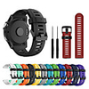 26mm Silicone Strap for Garmin fenix 6X/5X/5X/5X plus/3/3 HR/3 Safira/D2 Bravo/quaitx 3/tactix Bravo/Descida Mk1