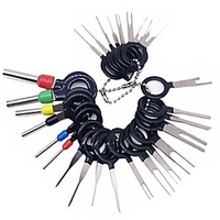 26pcs Car Plug Circuit Board Wire Harness Terminal Extraction Pick Connector Crimp Pin Back Needle Remove Tool miniinthebox