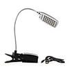 28 LED 3 Modes USB Flexible Clip-on Light