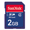 2GB SanDisk SD Memory Card