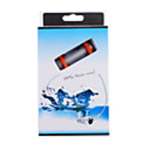 2GB Waterproof Columnar MP3 Player Black