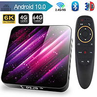 2GB16GB Android TV Box Android 10 16GB 6K H.265 Media Player 3D Video 2.4G 5GHz Wifi Bluetooth Smart TV Box Set top box miniinthebox