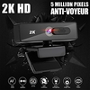 2K Webcam Conference PC Webcam Autofocus USB Web Camera Laptop Desktop for Office Meeting Home With MIC 1080P Full HD Web Cam miniinthebox
