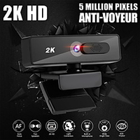 2K Webcam Conference PC Webcam Autofocus USB Web Camera Laptop Desktop for Office Meeting Home With MIC 1080P Full HD Web Cam miniinthebox