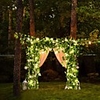 2M 30Led Artificial Plants Led String Light Creeper Green Leaf Ivy Vine For Home Wedding Decor Lamp DIY