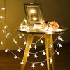 2m 40 LEDs Star Shaped Theme String Fairy Lights Warm White Christmas Holiday Wedding Decoration Party Lighting 3 V 1pc miniinthebox