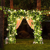 2M Artificial Silk Ivy Leaf Vine LED String Lights For Wedding Home Xmas Party Hanging Garland Flexible Holiday String AA Battery Power Warm White Lighting miniinthebox