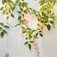 2m String Lights 20 LEDs 1pc Warm White Valentine