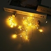 2m String Lights 20 LEDs 4pcs 12pcs Warm White Party Christmas Wedding Decoration Batteries Powered
