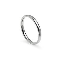 2mm stainless steel comfort fit unisex wedding band ring sizes 5,  6,  7,  8,  9,  10,  11,  12,  13 w/gift pouch (5)