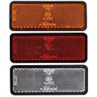 2pc 12V LED Rectangle Reflector Turn Signal Tail Brake Light For Motorcycle Truck Dirt Bike Universal