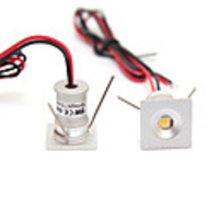 2Pc 1W DC12V Mini LED Cabinet Lights 12V Downlight 15mm Cut Hole Ceiling Recessed Lamp IP65 For Jewelry Cabinet Display