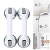 2PC Bathroom Suction Cup Handle Grab Bar Toilet Bath Shower Tub Bathroom Shower Grab Handle Rail Grip for Elderly Safety