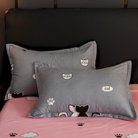 2pc Set of Pillow Cases Aloe Cotton Soft Comfortable Home Office Pillowcase Living Room Bedroom Sofa Cushion Cover 4874cm miniinthebox