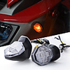 2pcs LED Flashing Lights Motorcycle Turn Signals Motorbike Signal Light Motorcycles Lamp Blinker Indicator Light 12V 1.3W