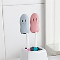 2Pcs Portable Travel Toothbrush Head Toothbrush Case Protective Caps Health Germproof Toothbrushes Protector Random Color