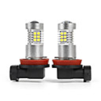 2Pcs 10.5W High Power H11 LED Bulbs Super White Fog Light Lamp Bulbs Driving Lamp Auto Fog Light Headlamp Lights White Light