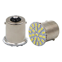 2PCS 1156 LED Lens bulb 1073 1141 7506 BA15S P21 LED Bulbs DC12V Xenon White 22-SMD 3014 LED with Projector replacement for Back Up Reverse Lights or Tail Light Parking Lights Daytime Running Lights miniinthebox