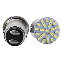 2PCS 1157 LED Lens Bulb 2057 2357 7528 BAY15D PY21 BA15S LED Bulbs DC12V Xenon White 22-SMD 3014 LED Chipsets with Projector for Turn Signal Lights Parking Lights Daytime Running Lights miniinthebox