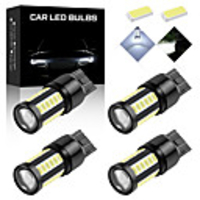 2PCS 12-24V DC T20 W21W W21W/5W 7440 7443 5630 5730 33SMD 7444NA LED For Brake Lights Canbus Turn Signal Lights Tail Lights