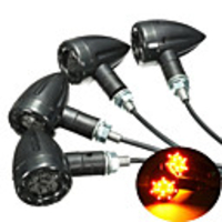 2Pcs 12V 13LED Light Universal Motorcycle Flasher Turn Signal Light LED Indicators light Brake Rear Running Lamp