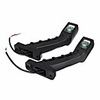 2PCS 12V 24V LED Double Side Marker Lights Stalk Indicator Lamp For Truck Trailer Lorry Carvan
