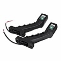 2PCS 12V 24V LED Double Side Marker Lights Stalk Indicator Lamp For Truck Trailer Lorry Carvan