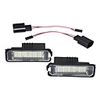 2Pcs 12V 5W LED Number License Plate Light Lamps for VW GOLF 4 6 Polo 9N for Passat Car License Plate Lights Exterior Access