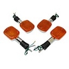 2Pcs 12V Motorcycle Turn Signals Blinker Indicator Bulb Light Lamp Amber For HONDA SHADOW VT VLX 400 600 750 1100 REBEL CMX250 MAGNA Blinker