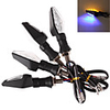 2Pcs 12V Universal Motorcycle LED Turn Signal Light Indicators Amber Blinker Light Flashers Lighting Motorcycle Accessories