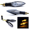 2Pcs 12V Universal Waterproofness 16LEDs Motorbike Turn Signal Indicator Light Warning Lamp Strong Fit For Most Motorcycles