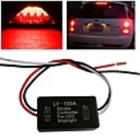 2Pcs 1.3W 3000K 12V GS-100A LED Brake Stop Light Strobe Flash Module Controller Box
