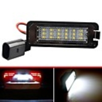 2Pcs 18 LED Auto Number License Plate Light Car Styling Lamp Bulbs For Volkswagen Golf 5/4