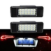 2Pcs 18 LED License Plate Light Lamp Car Light Assembly Tail Light For Peugeot 106 207 307 308 406 407 Citroen Berlingo 2004-2009 C4 C5 C6