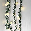 2pcs 1pc 10 20 40leds Rose Flower led Fairy String Lights 1.5m 3m 6m Battery Powered Wedding Valentine