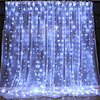 2pcs 1pc LED Curtain Fairy Light 31m 32m 33m Christmas Tree Decoration LED Patio Party Wedding Window Bedroom Outdoor String Lights for New Year Holidays