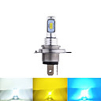2pcs 1pcs H7 Yellow Ice-Blue Color H4 3570 Chip Canbus External Led Bulb Car Led Fog Driving Lights Lamp Light Source 12-24V