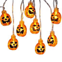 2pcs 1pcs LED Lantern Halloween Holiday Lights String Manual DIY Pumpkin Light String Battery Ins Style Decorative Light String