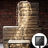 2pcs 1pcs Outdoor 2mx10pcs 200LED Solar Vines Branch LED String Fairy Light Outdoor Garden Fence Tree LED String Fairy Branch Light