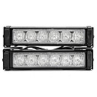 2pcs 2 in 1 LED Strobe Lights Front Grille Flashlight Warning Lamp 12V 6W for SUV Truck Off Road Car