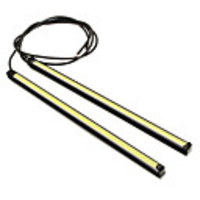2pcs 20cm COB LED DRL Daytime Running Lights Car Driving Fog Strip Lamp 12V 5W White 2PCS