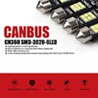 2Pcs 28mm 31mm 36mm 39mm 41mm C5W Auto Led Bulbs Canbus Car Led Reading Lamp License Plate Light White Color