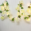 2pcs 2m 20LEDs Artificial Cherry Blossoms Flower LED Fairy String Lights 2pcs 1pc Wedding Valentine