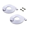 2PCS 2M Long Extension Cable Connect Female Plug For RGB 3528 5050 Strip With 4pcs 4pin Connectors Male miniinthebox