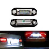 2Pcs 2W 12V 6500K Car 18LED License Plate Light Assembly For Volvo S80 XC90 S40 V60 XC60 S60 C70 V50 XC70 V70