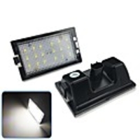 2Pcs 2W 12V 6500K 18LED License Number Plate Light Lamp For Land Rover Discovery Series3 LR3 Series4 LR4 Freelander LR2 Land Range Rover Discovery Sport L320