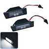 2Pcs 2W 12V 6500K 18LED License Plate Light For Nissan Qashqai Pathfinder R51 Primera P12 X-trail