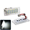 2Pcs 2W 12V 6500K 18LED Number License Plate Light Lamp For BMW X3 E83 BJ 2003-2010 BMW X5 E53 BJ 1999-2006