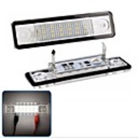 2Pcs 2W 12V 6500K 18LED Number License Plate Light White Color For Astra G Astra F Corsa B Zafira A Omega A